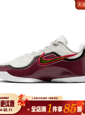 nike耐克冬季男鞋詹姆斯运动鞋场上实战篮球鞋IB9563-100