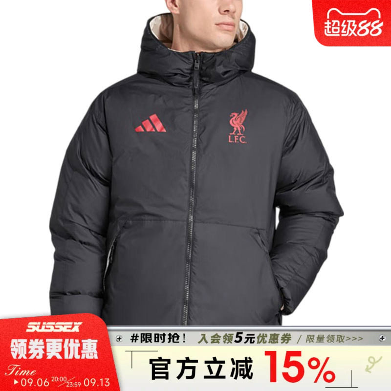 阿迪达斯运动休闲羽绒服