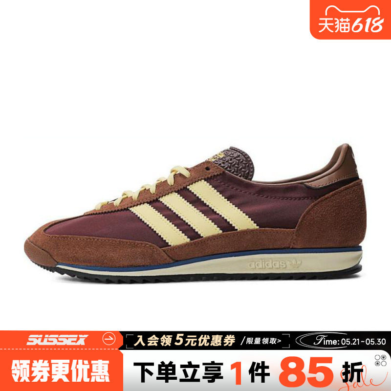 阿迪达斯三叶草冬季女鞋SL 72 OG运动鞋休闲鞋IE3425