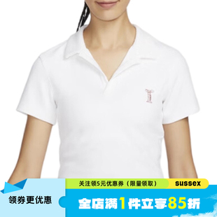 nike耐克女子运动休闲短袖 100 T恤POLO衫 HJ6852