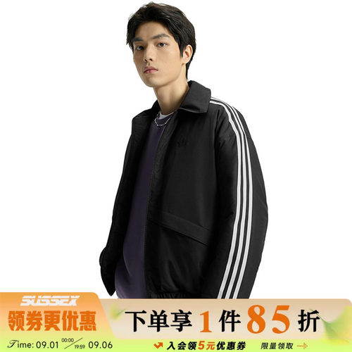 阿迪达斯运动休闲棉服