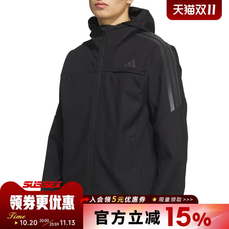 阿迪达斯运动休闲夹克外套