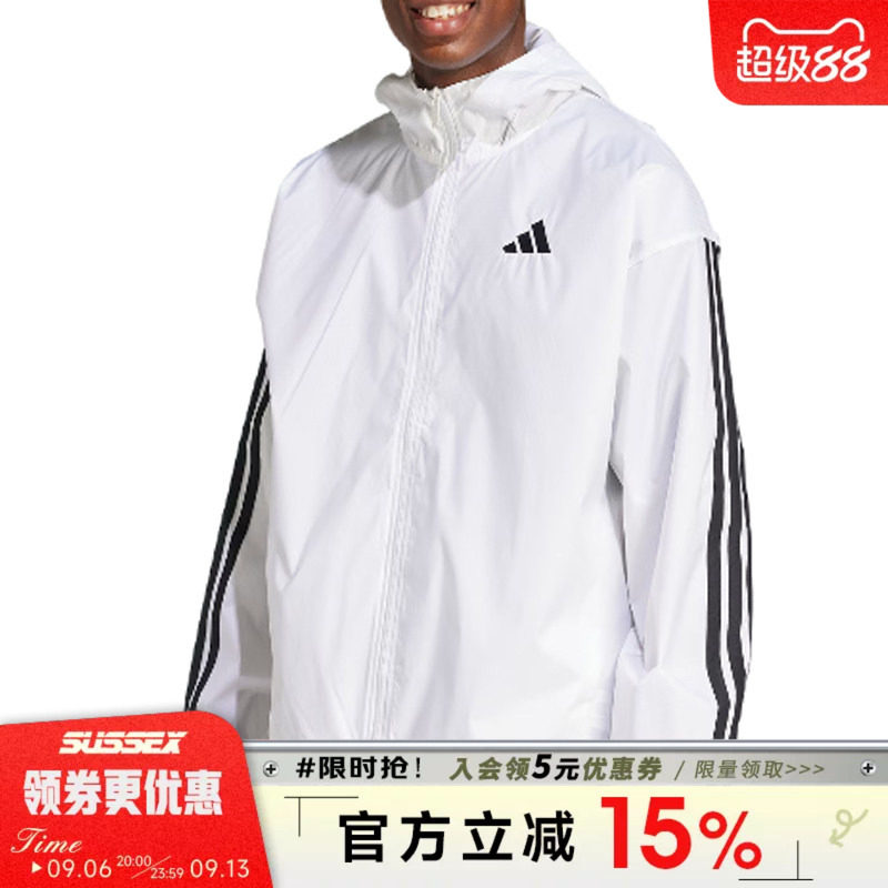 阿迪达斯运动休闲夹克外套图片