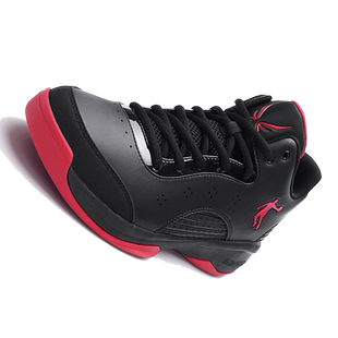 乔丹低帮专业比赛篮球鞋黑红色运动鞋正品中学生水泥地训练战靴子