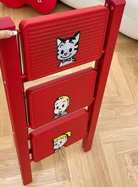 原田治乔a迁之全新居用品红色梯子摆件布置新房子装饰礼品大喜实