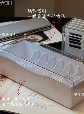 通用型家用盒美睫推车工具店分子类收纳防尘带盖美甲纹容用品专美