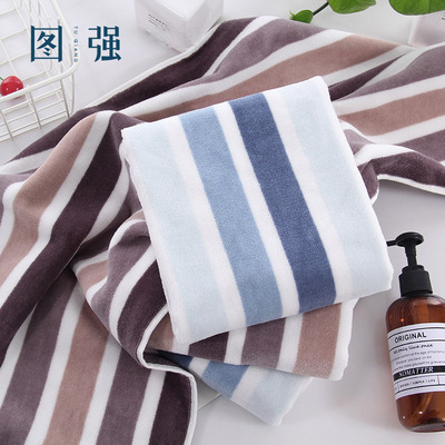 图强礼品回礼毛巾 洗脸美容院毛巾加厚柔软割绒面巾批发纯棉毛巾