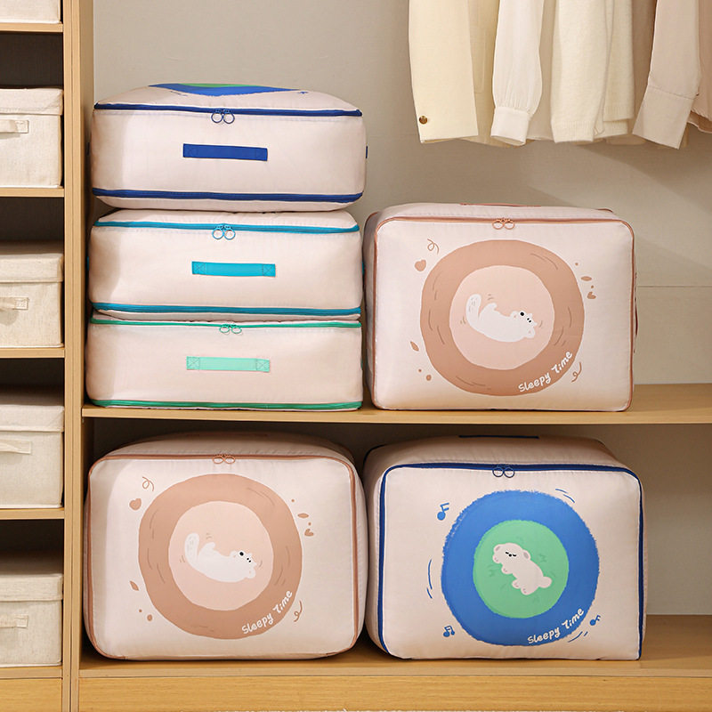 卡通被子收纳袋衣服棉被大容量整理袋学生被褥专用压缩袋行李袋子,收纳整理,吸尘器收纳架/盒/袋,淘宝优惠券,粉丝福利购,淘宝优惠卷