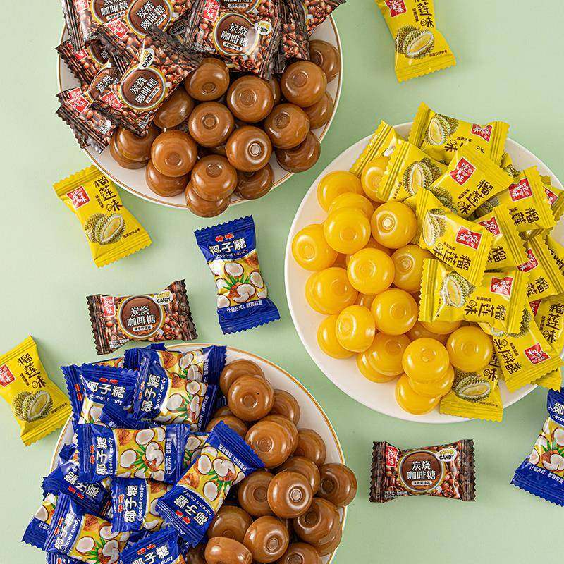 特浓炭烧咖啡糖非提神醒脑上课办公休闲零食年货散装糖果招待硬糖