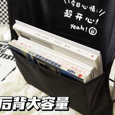 加厚桌边挂书袋高中生书立挂架创意书挂袋课桌收纳袋挂袋大容量男