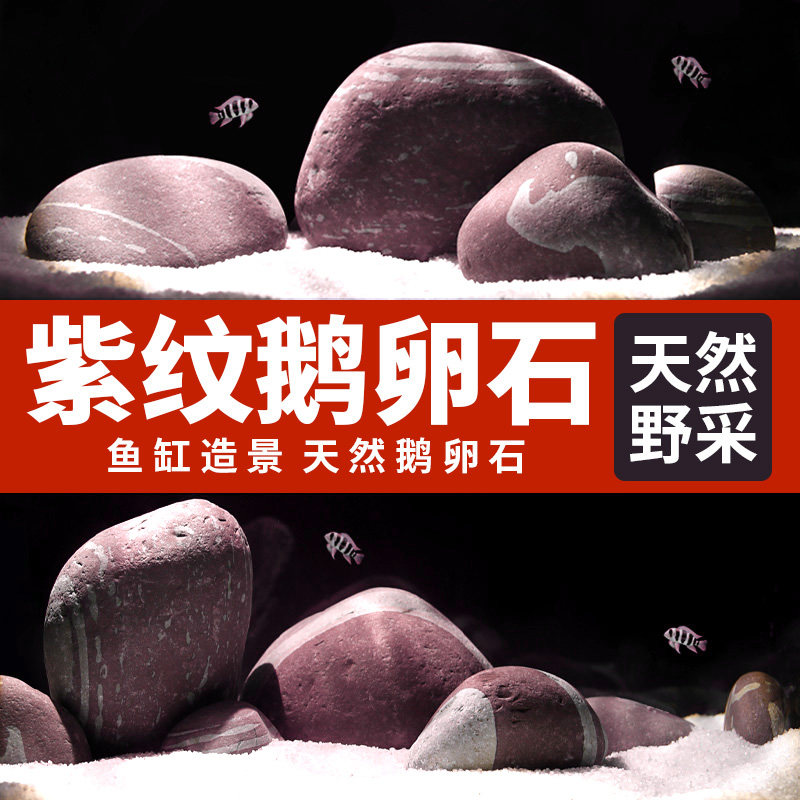 鹅卵石鱼缸造景套餐组合草缸原生溪流缸南美缸水族箱乌龟装饰慈鲷