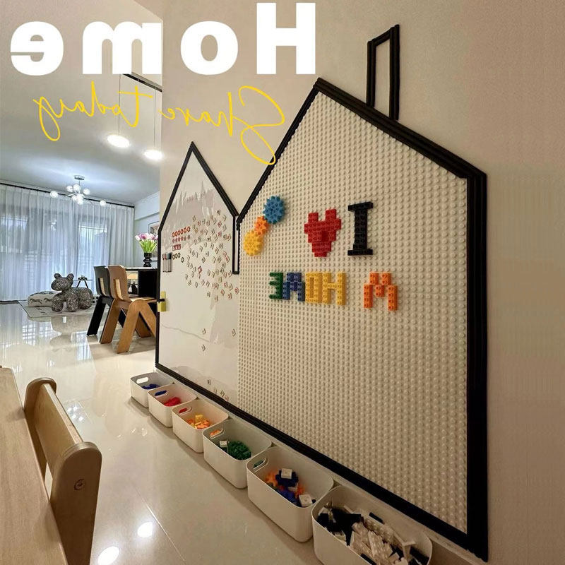 积木墙涂鸦墙二合一儿童磁性黑板墙贴家用可擦写白板黑板墙装饰墙,玩具/童车/益智/积木/模型,普通塑料积木,淘宝优惠券,粉丝福利购,淘宝优惠卷