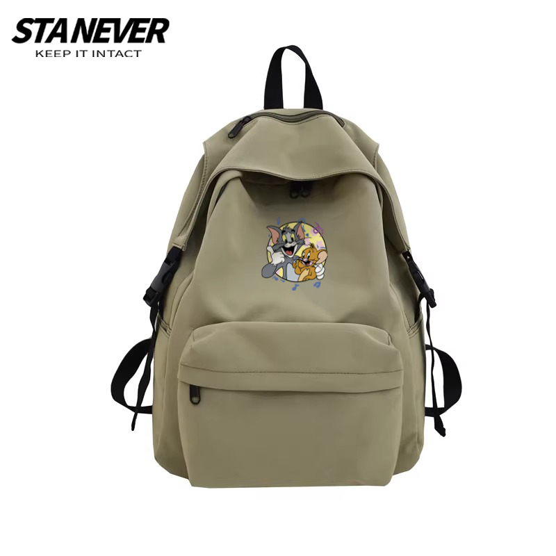 STANEVER猫和老鼠新款联名双肩书包小学初中大学生书包大容量背包