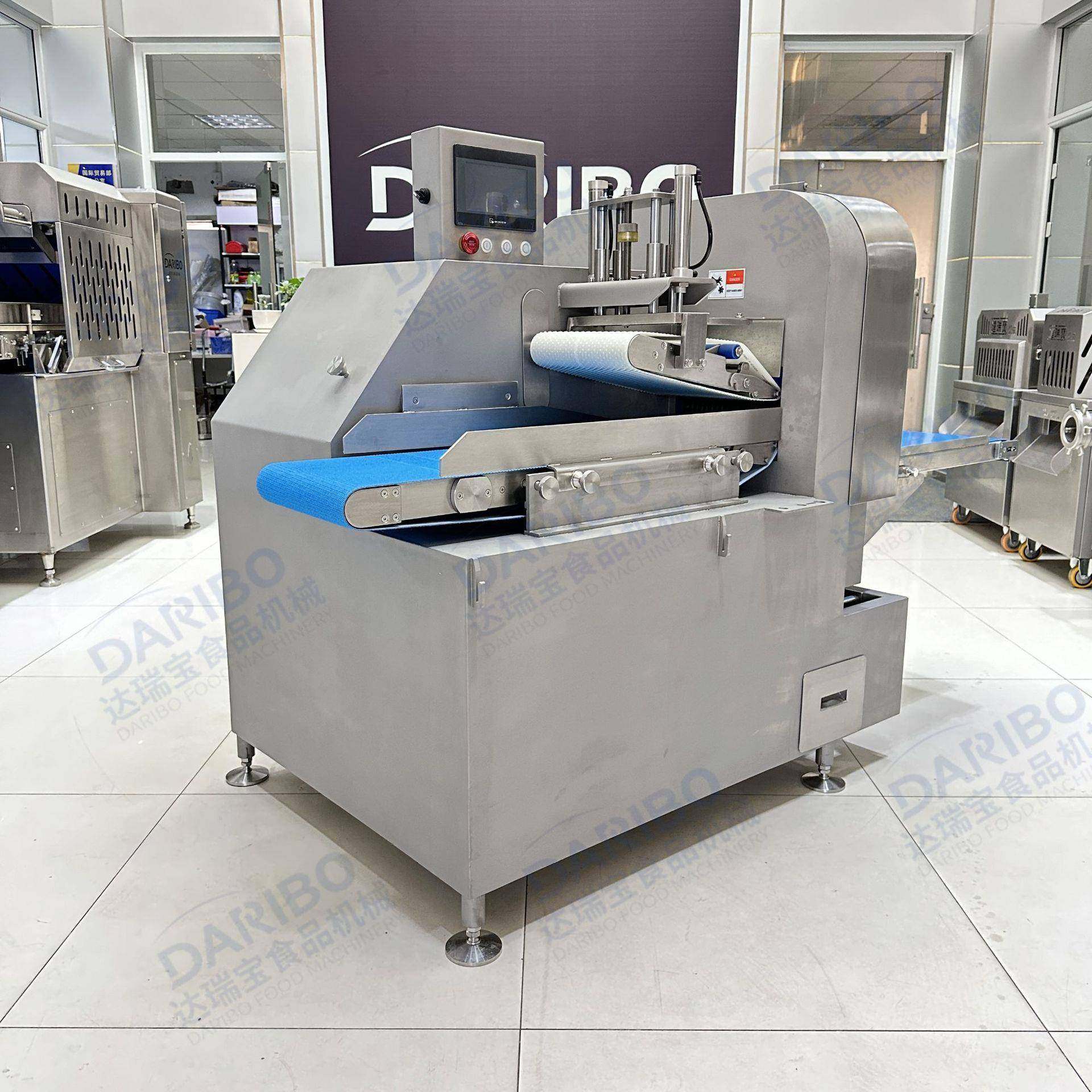 W熟牛肉切片切丁切粒设备 熟食肉切割片丝丁设备多功能熟肉切丁机