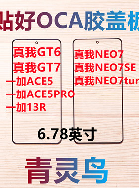 适用真我GT6/GT7/NEO7turbo/NEO7SE 一加ACE5/5PRO/13R 盖板外屏
