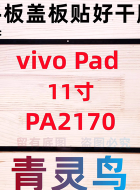 适用vivo Pad 11寸 平板盖板外屏触摸屏幕  PA2170