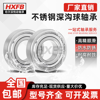 德国HXFB进口不锈钢深沟球轴承 S6007 S6008 S6009-/2Z/2RS/C3