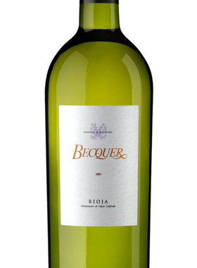 西班牙里奥哈贝克尔干白葡萄酒2019年份Becquer Rioja陈酿9个月