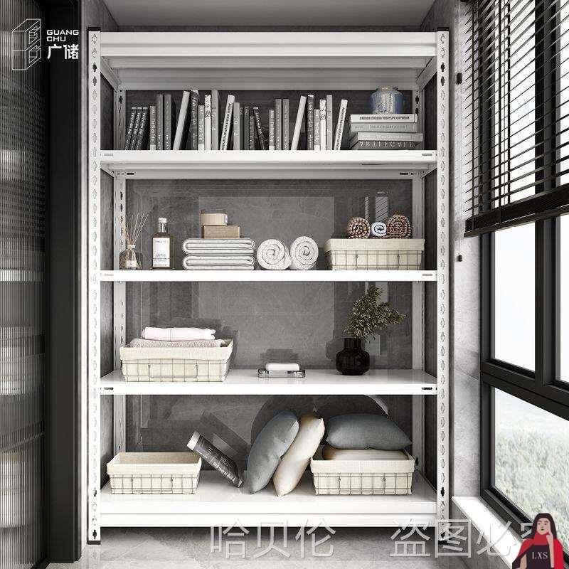 家用置物架多层角钢货架超市展示架仓储货物架加厚角铁储物架