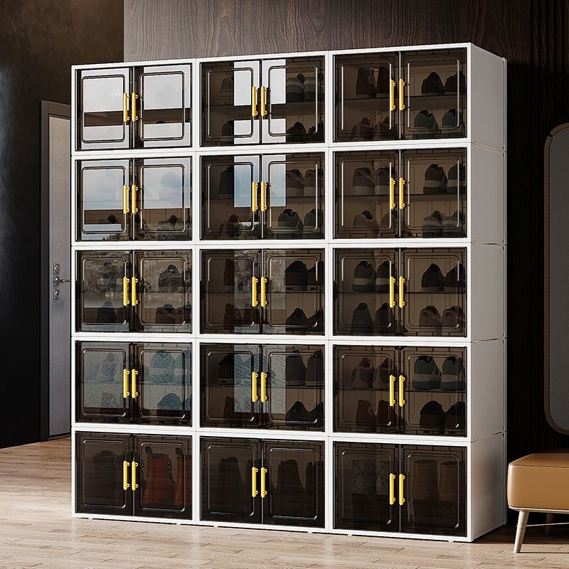 【简约印相】新款轻奢风透明鞋柜