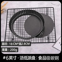 Non-stick baking molds: 6-inch, 8-inch, 10-inch live base chrysanthemum pie trays, pizza trays, cake baking trays, pizza trays thumbnail 5