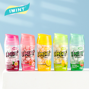 【清仓】imint无糖香口珠持久清新口气约会休闲零食网红薄荷糖果B