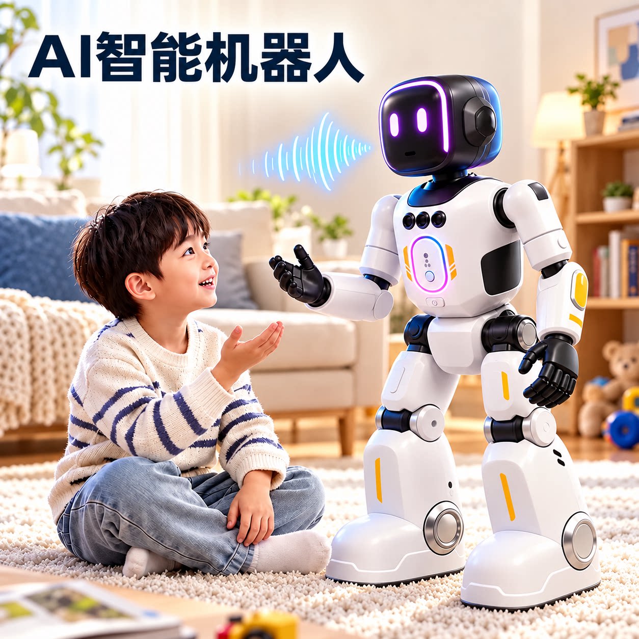 2026新款智能机器人AI玩具人工编程早教儿童电动遥控男孩生日礼物