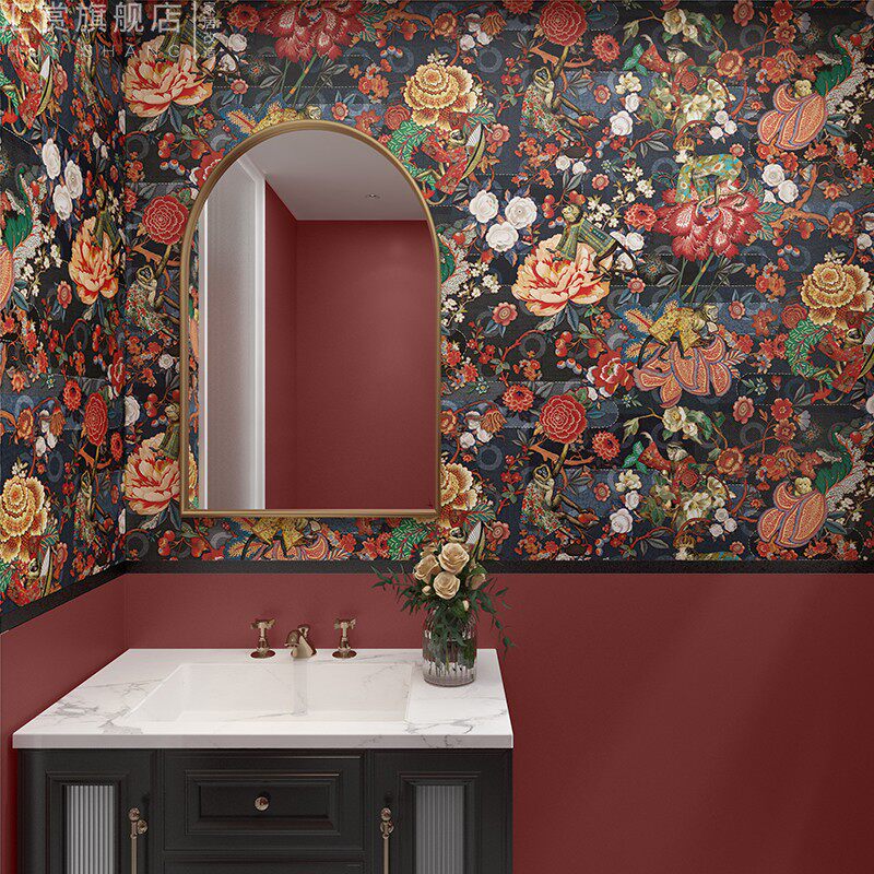 卫生间防水墙贴墙壁改造遮丑神器背景墙自粘墙纸防潮壁纸贴纸复古,家居饰品,软装墙贴,淘宝优惠券,粉丝福利购,淘宝优惠卷