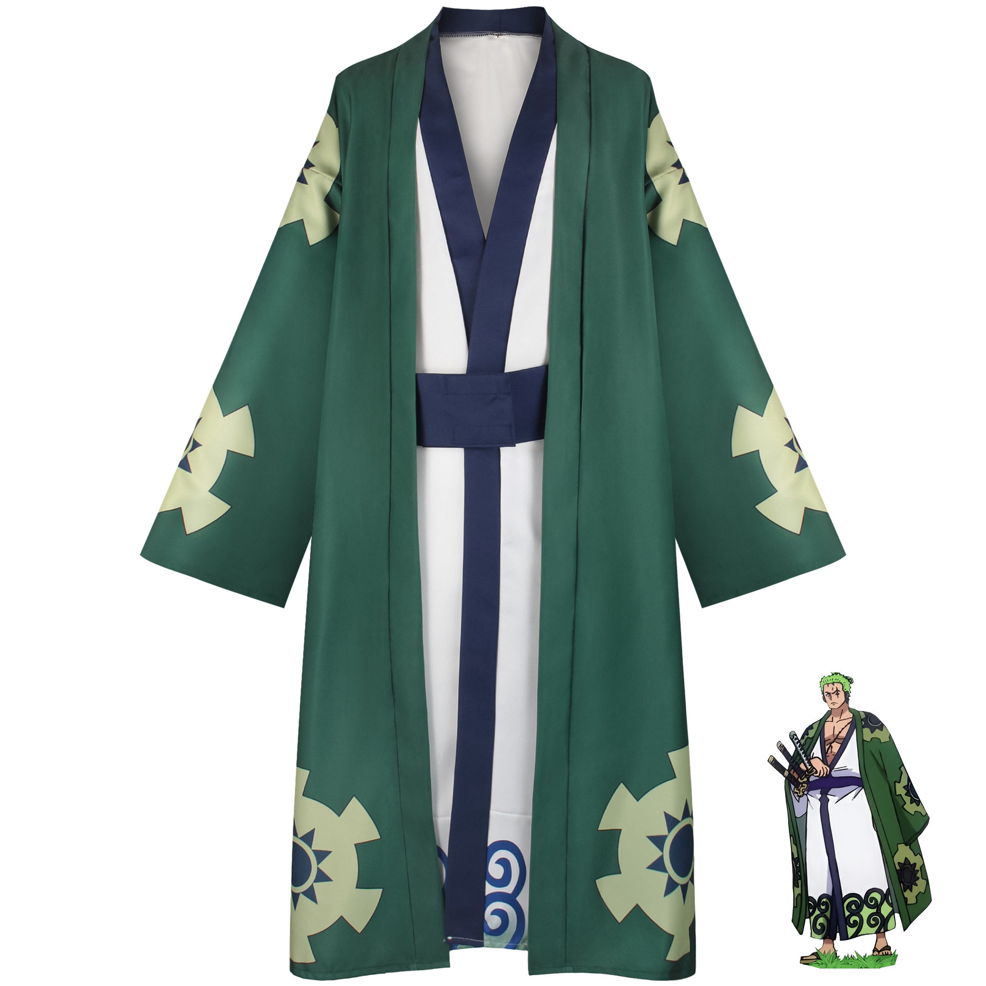万圣节cos服和之国索隆十郎浴衣和服套装cosplay角色扮演