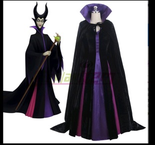 万圣节睡美人恶毒皇后cosplay服装