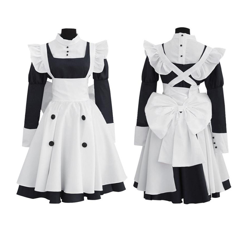 黑执事cosplay服装黑管家梅林cos服女仆装工厂