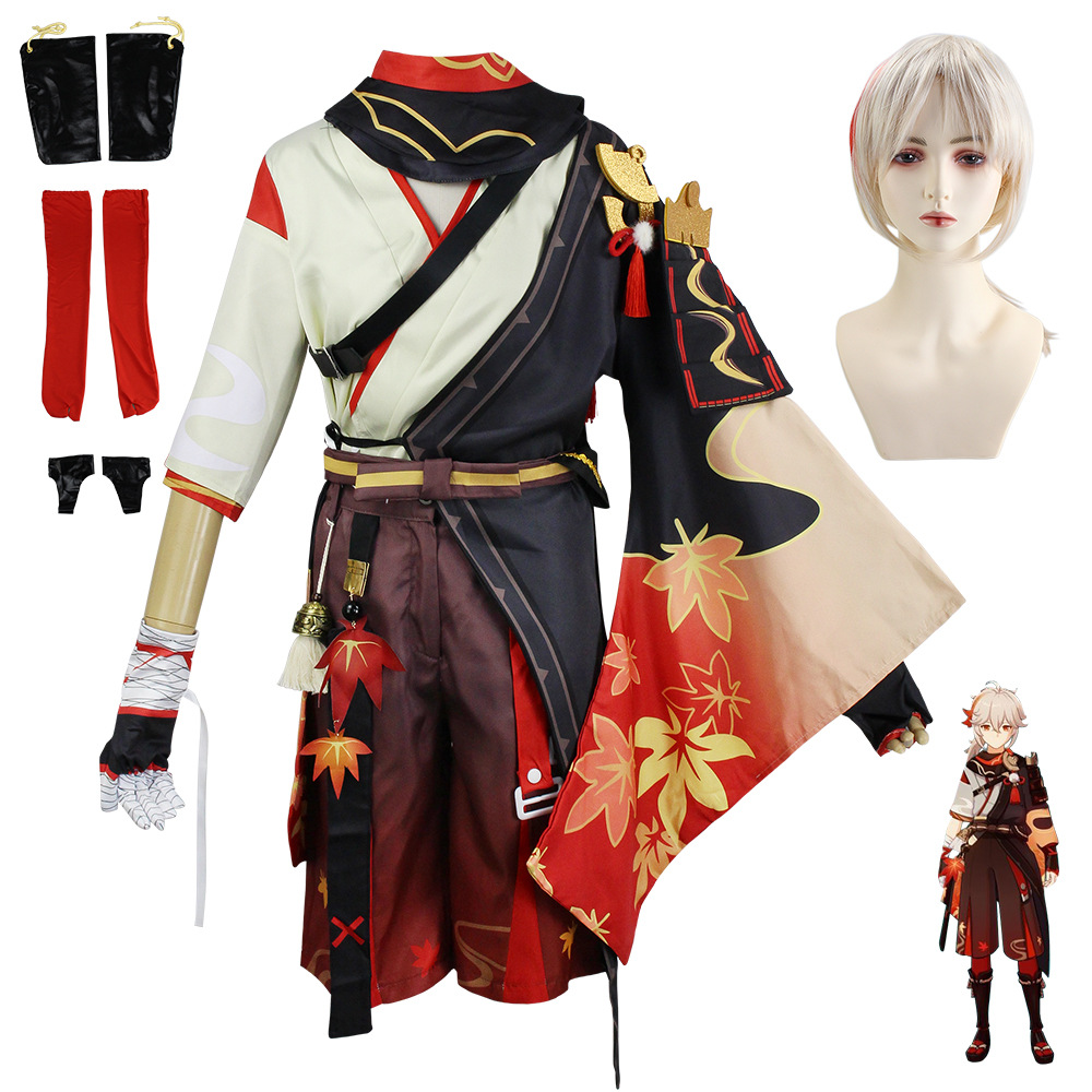 原神稻妻城枫原万叶cos服套装动漫游戏服饰同款cosplay服装男