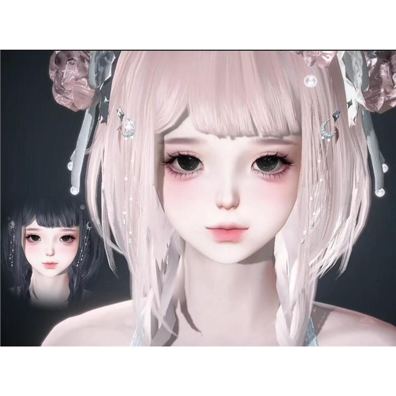 白桃 逆水寒手游捏脸全职业女通用 原版