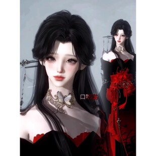 口吃猫 清怜 逆水寒手游捏脸女通用 原版