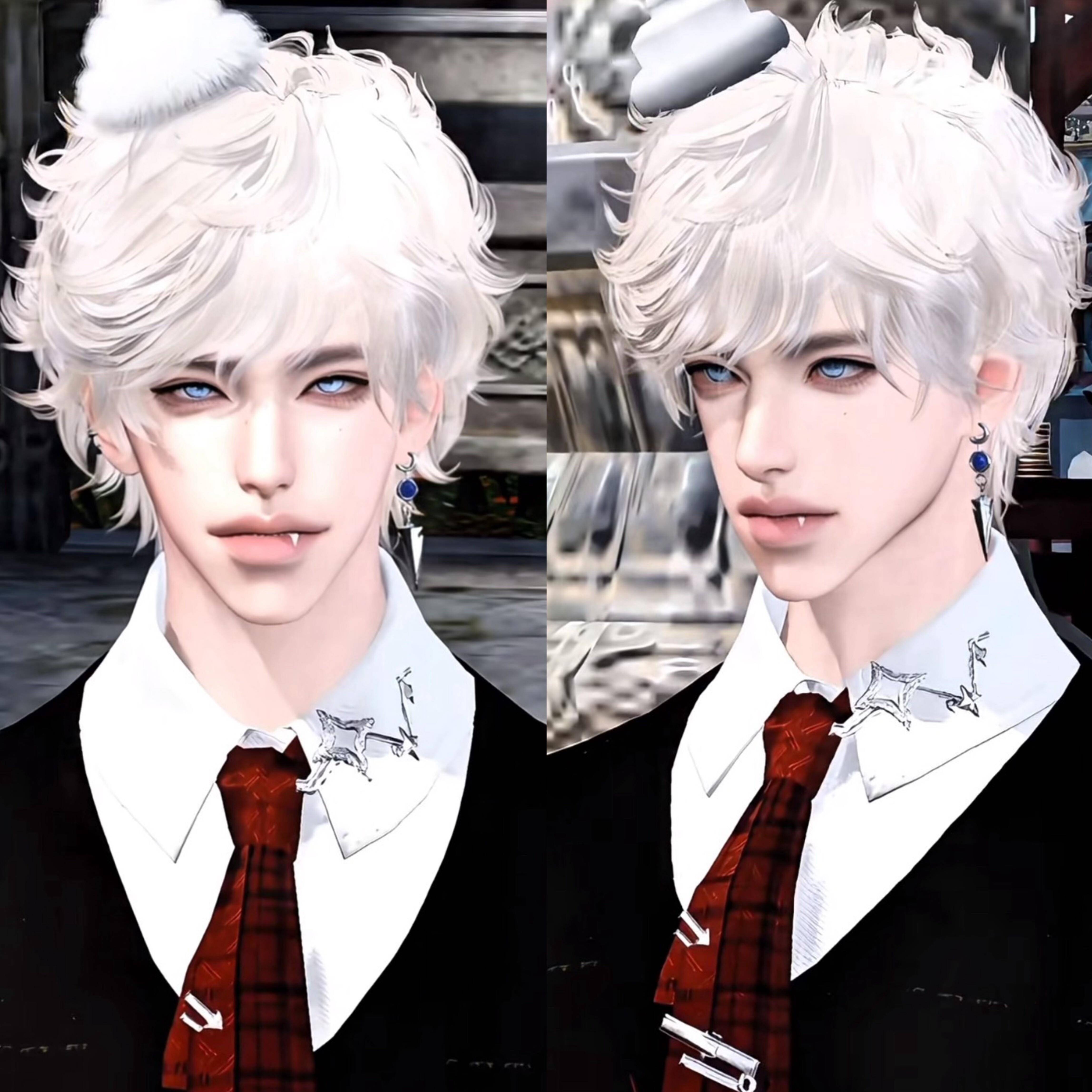 144 虚设 鲨欲syu.捏脸 逆水寒手游捏脸男通用 原版