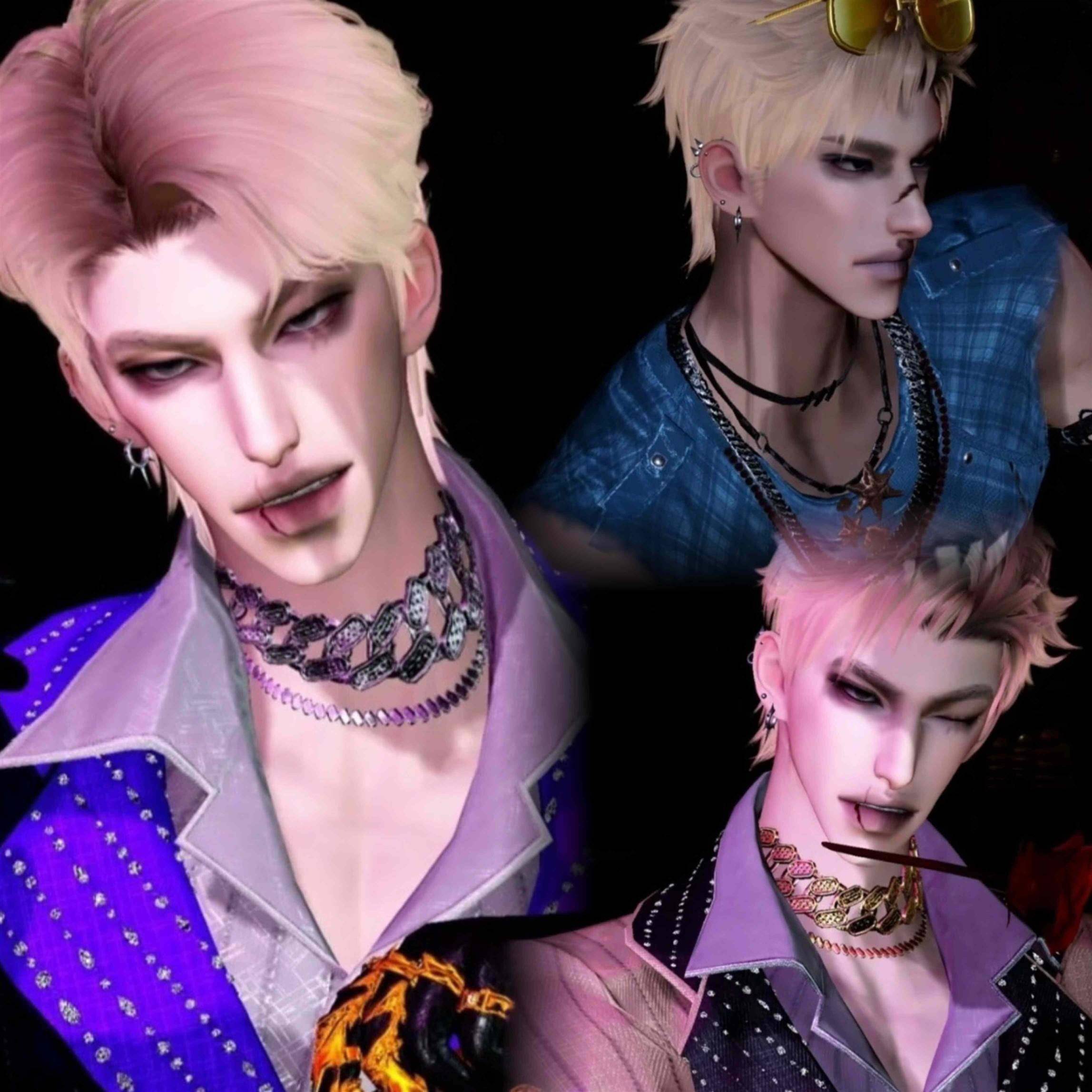 发3 咁正 鲨欲syu 逆水寒手游捏脸男通用 原版