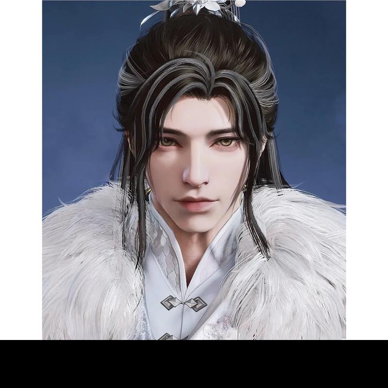 国服端游 永劫无间捏脸数据 男脸型 李寻欢 忧郁小生