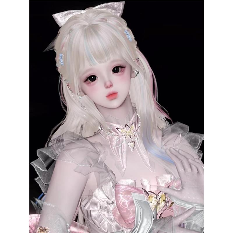 泡沫 逆水寒手游捏脸全职业女通用 原版 可爱萌妹