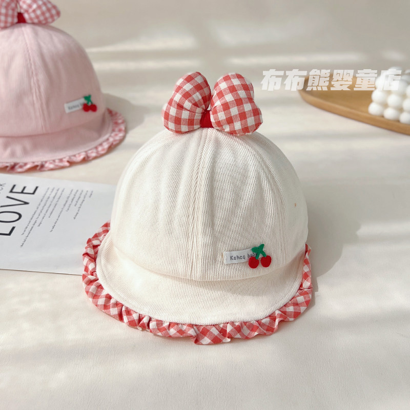 女宝宝帽子春秋薄款大帽檐鸭舌帽婴儿秋季遮阳防晒帽儿童女棒球帽