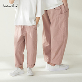 williambeta24夏新款 舒适纯棉吸汗透气斜纹水洗儿童九分裤 亲子