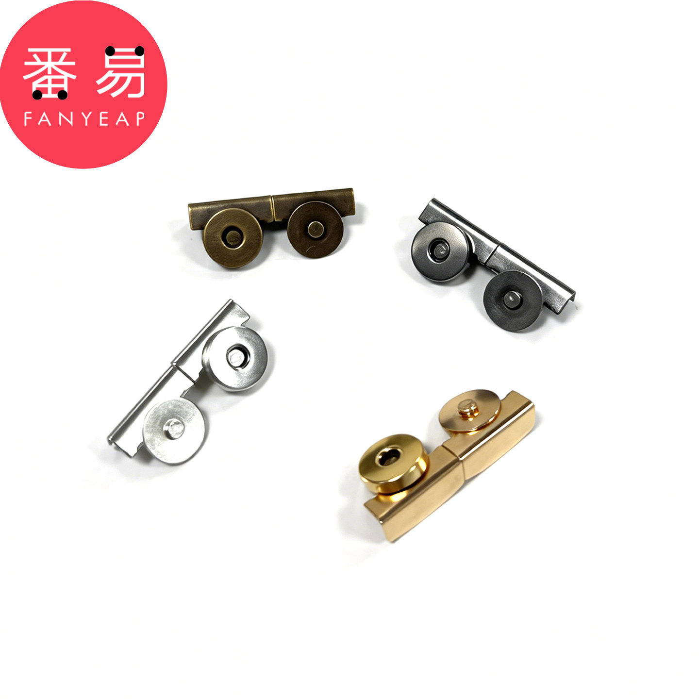 磁吸扣/包包A2pn008-封口卡扣配件磁铁扣皮包吸扣纽扣暗扣免缝扣