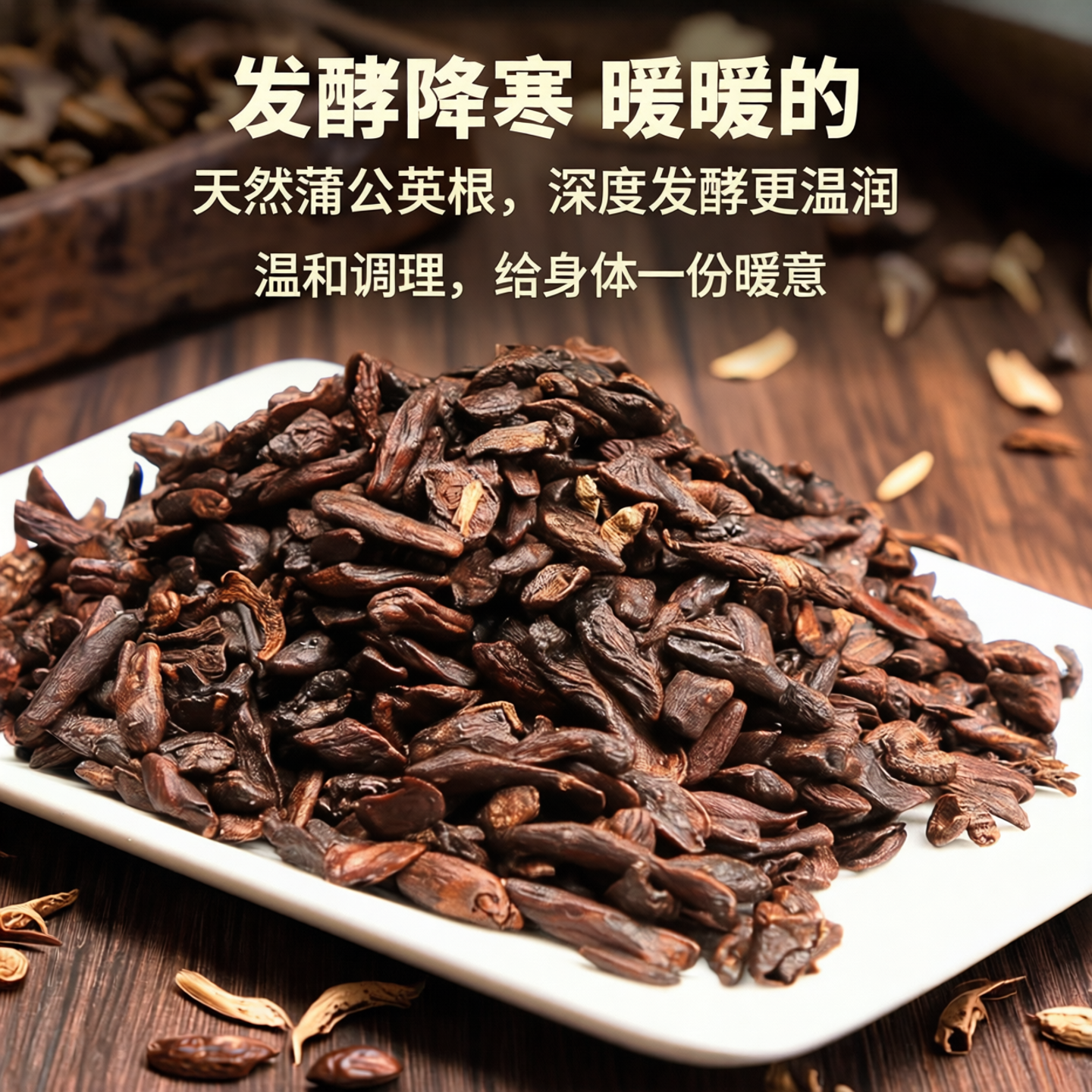 蒲公英根红茶蒲公英茶天然婆婆丁茶干蒲公英根茶薄浦公英500g