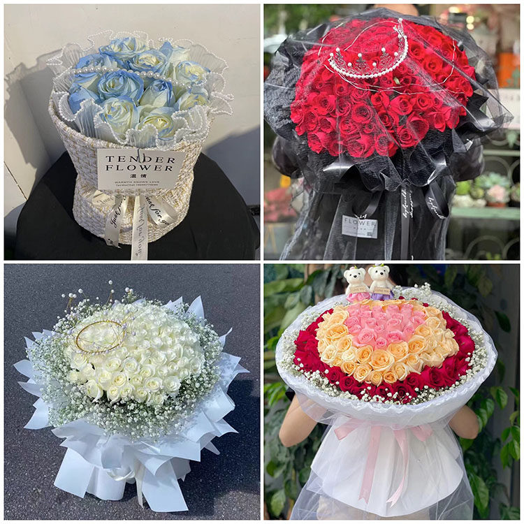 吉林省白城市洮南市大安市同城鲜花速递情人节玫瑰花束送女友老婆