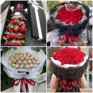晋中市榆次区榆社县左权县同城鲜花速递情人节玫瑰花束生日配送店