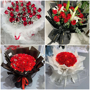 黄冈市罗田英山浠水蕲春县同城配送女友礼物玫瑰花束生日鲜花速递