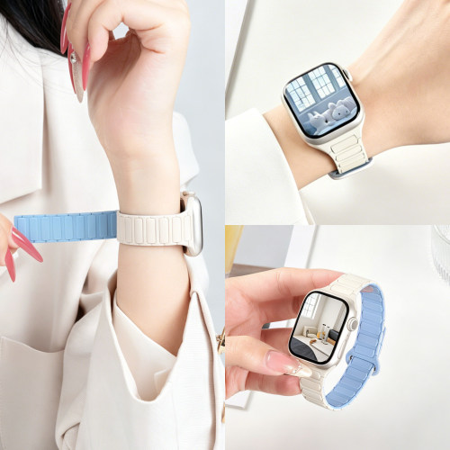匠戴适用iWatch小蛮腰硅胶表带