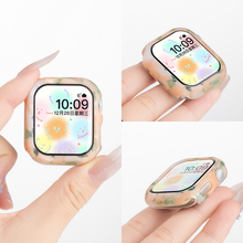 匠戴适用AppleWatch S10保护壳S9苹果iWatch9手表10表壳树脂ultra2边框8半包创意S8新款S7防摔SE表套7保护套