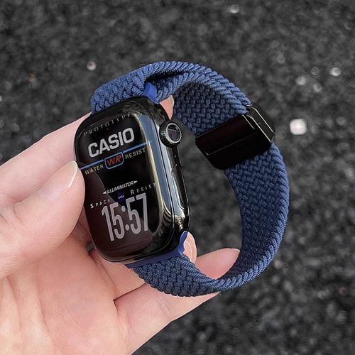 匠戴适用iWatch升级编织磁吸表带