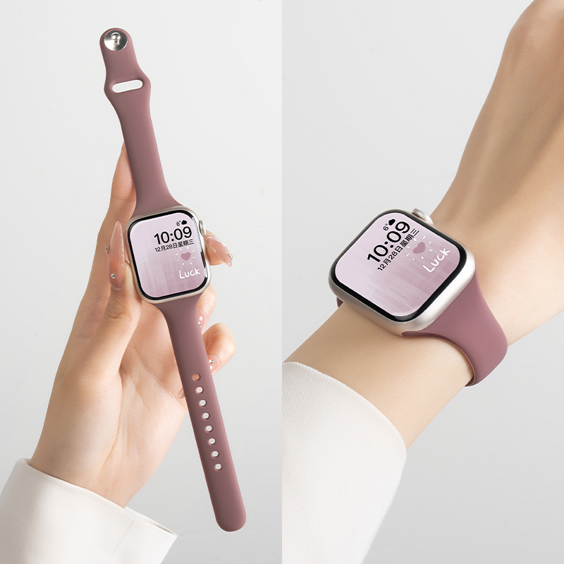 匠戴适用iwatch小蛮腰硅胶表带