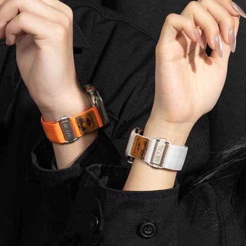 匠戴适用iWatch回环尼龙编织表带